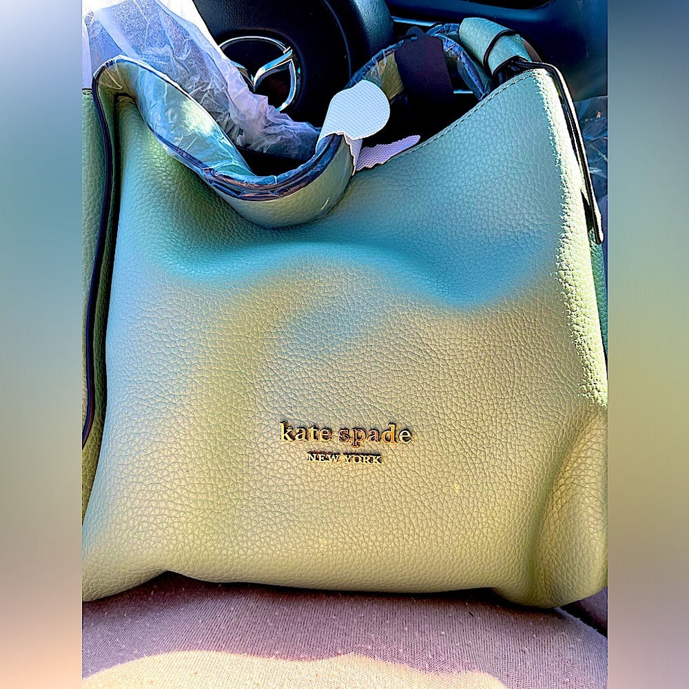 Green Kate Spade Hobo